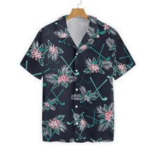 Golf Tropical Green Hawaiian Shirt Crazy Funny Hawaiia