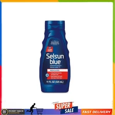 selsun blue medicated maximum strength dandruff shampoo, 11 fl oz.