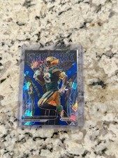 2021 Panini Prizm Fireworks Blue Ice Prizm /99 Aaron Jones #F-4 SP Packers 