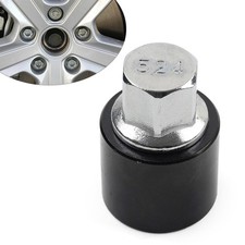 1x Locking Wheel Nut Key Anti-theft Screw Key Tool For Vw Golf Jetta Passat 524