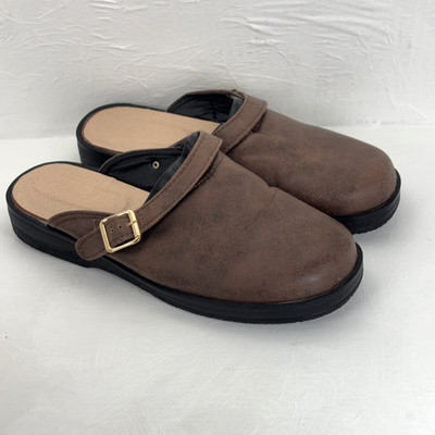 Brown Clogs Vintage Style Boston Aesthetic Y2K Mules New 27.5cm slides