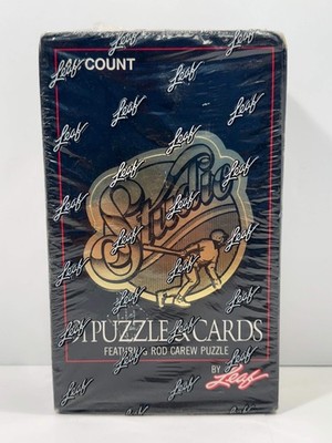 1991 Leaf Studio Baseball Factory Sealed Box Of 48 Packs