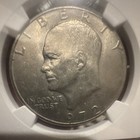 Eisenhower $1 1972 NGC Genuine Vegas Strip Hoard, Philadelphia Mint — photo 3