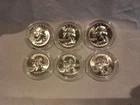 3X 1946-S & 3X 1955-D 25C Washington Quarter's In Capsule's Choice Uncirculated!