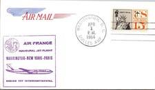 GOLDPATH: US AIRMAIL 1964 WASHINGTON,DC.15C,AIR FRANCE CV908_P10