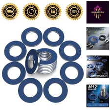 24pcs Oil Drain Plug Gaskets - M12 Aluminum Washers For Leak Prevention 24pcs Oil Drain Plug Gaskets - M12 Aluminum Washers For Leak Prevention