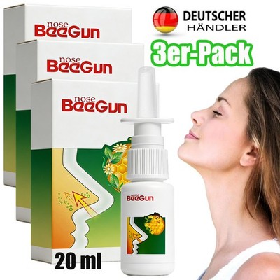 Natürliches Propolis-Nasenspray 20 ml, 3er-Pack zur Linderung von Allergien DHL