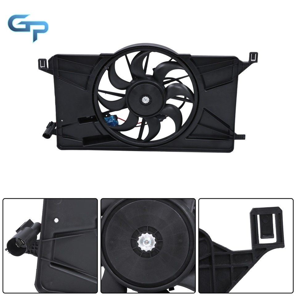 Radiator Cooling Fan with module w/ Shroud For Ford Focus 2012 2013 ...