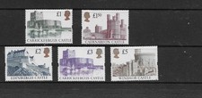 1992 CASTLES COMPLETE SET OF 5 MNH HARRISON PRINTING
