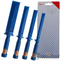 BGS KUNSTSTOFF-SCHABER-SET 4-Teilig 19-22-25-38Mm ZIERLEISTEN-DICHTUNG-SCHARBER