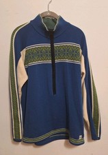 Vintage Dale Of Norway Sweater Size L Vancouver Olympics 2010 Snowflake Wool