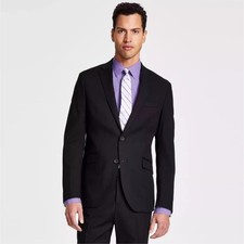 Kenneth Cole Reaction Men's Black Casual Ready Flex Slim Fit Blazer Size 40S