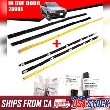 Inner Outer Door Belt Weatherstrip Seal For MAZDA B2000 B2200 B2600 1985-98