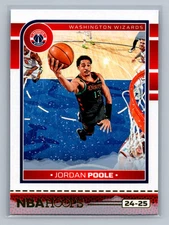 Jordan Poole 2024-2025 Hoops Winter Parallel Washington Wizards #190