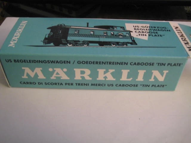 Marklin H0 45713 RIO GRANDE Tinplate Caboose in its original box - NIB - Image 2 of 4