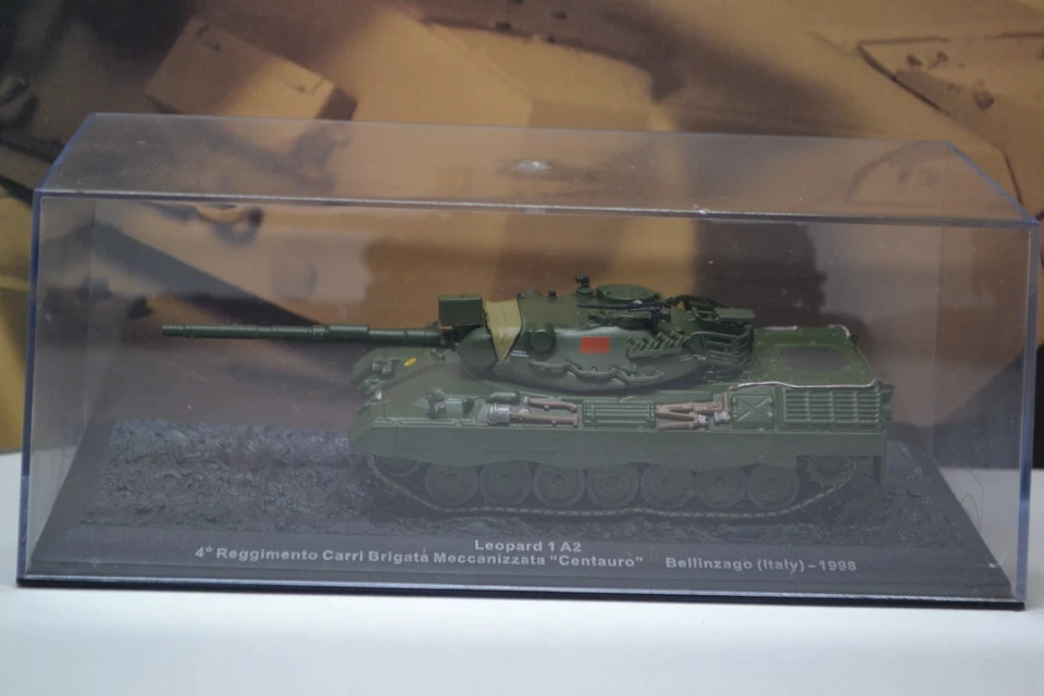 DEAGOSTINI - 1998 ITALY - LEOPARD 1 A2 TANK  1/72  SCALE MODEL / COMBAT TANK #22 - Image 3 of 4