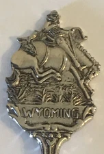 Wyoming Vintage Souvenir Spoon Collectible