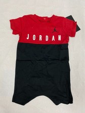 Kombination Baby Jordan Jumpman Rot Schwarz 12M Strampler Offiziell Nike NBA