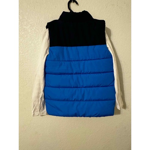 Puma Boy's Long Sleeve T-Shirt & Vest Set Size S (7/8) Blue & White - Picture 4 of 6