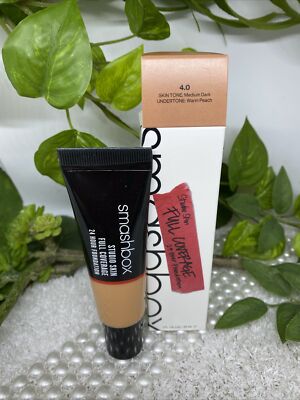 Smashbox Studio Skin Full Coverage 24 Hour Foundation 4.0 Medium Dark/Warm Peach