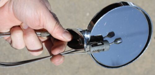 1966-1972 Mopar Dodge Chrysler Plymouth A/B Body OEM Left Remote Door Mirror - Picture 2 of 19