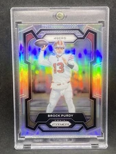 BROCK PURDY RARE  REFRACTOR PANINI PRIZM  SP INVESTMENT CARD 49ERS MVP MINT