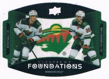 2020-21 UPPER DECK CLEAR CUT FOUNDATIONS DUOS KEVIN FIALA/MATS ZUCCARELLO