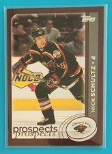 2002-03 Topps Prospects #293 Nick Schultz Minnesota Wild Hockey Card 