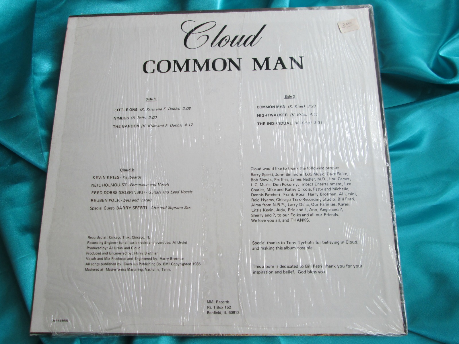 Rare Private Electronic Jazz Rock LP : Common Man ~ Cloud ~ MMI NR 15908