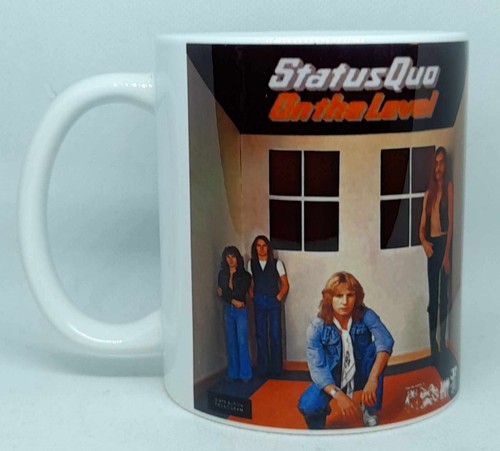 STATUS QUO : 'PILEDRIVER / ON THE LEVEL 2x' 11oz QUALITY MUGS + FREE KEYRING . - Picture 5 of 10