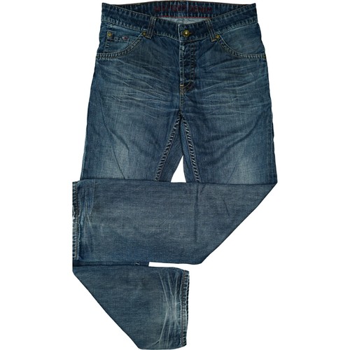 Tommy Hilfiger Herren Jeans Hose Straight Leg regular 52 W34 L32 blau used Look