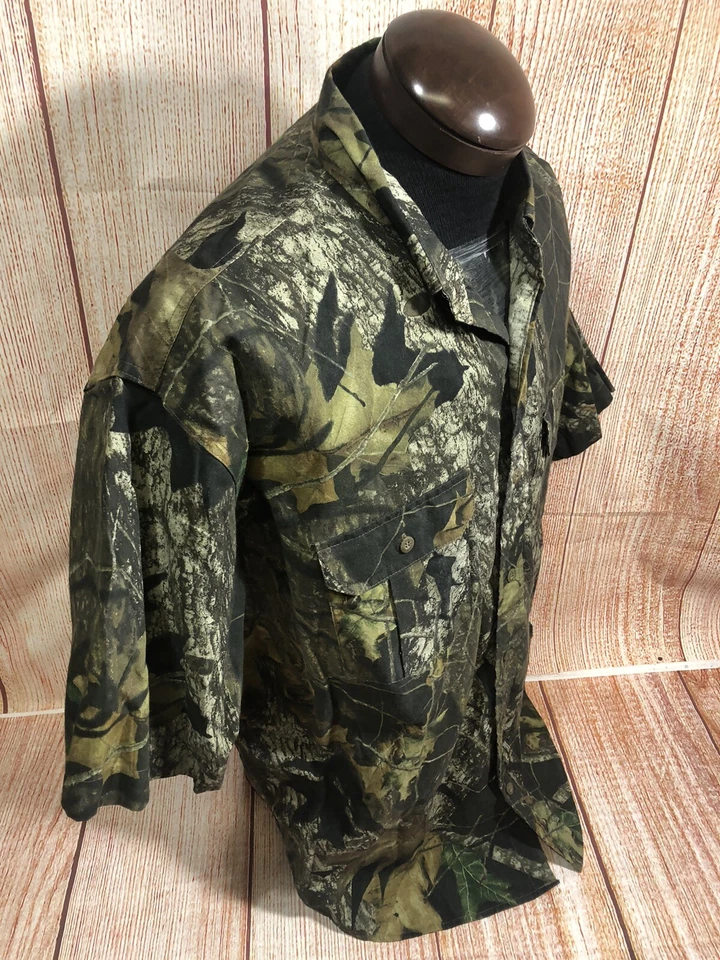 Men’s JERZEES OUTDOORS REALTREE CAMO XL EXTRA LARGE COTTON BLEND SHIRT - Image 3 of 4