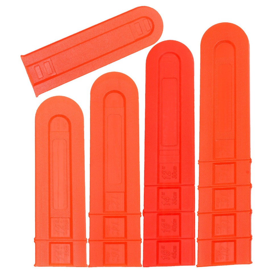 5 Pcs Chainsaw Bar Cover Plastic Sleeve Protector Guide Prolong Lifespan Travel eBay