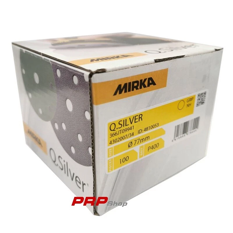 MIRKA dischi abrasivi Q.SILVER 77mm Grip Strappo non perforato P400 dischi 100 - Immagine 2 di 4