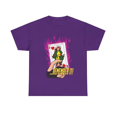 X-Men 97 Rouge and Gambit Queen of Hearts T-Shirt