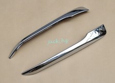 Front Fog Light Cover Strips For BMW X1 F48 2016-2019 Chrome Trims Accessories