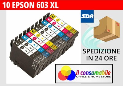 10 Cartridges for Epson 603 XL Starfish WF 2810 2830 2835 2850 DWF | eBay