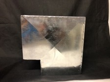 90 Degree Elbow 12 x 22 -26 Gauge Galvanized Steel Construction Ductwork