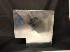 90 Degree Elbow 20 x 20 - 26 Gauge Galvanized Steel Construction Ductwork