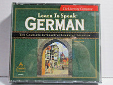 CD - Learn to Speak German 4 Disc Set - 1999 The Learning Company
