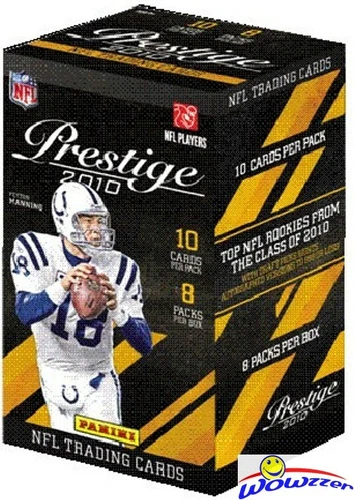 2010 Panini Prestige Football Factory Sealed Blaster Box-Rob Gronkowski RC Year!