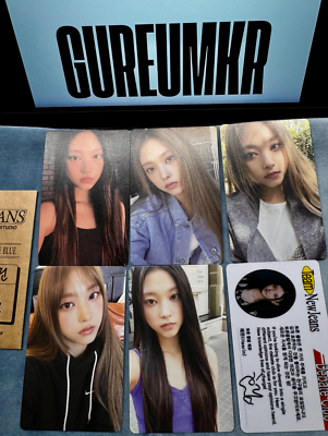 newjeans weverse shop Photo 生写真　フォト　ヘリン NJZ] NewJeans Haerin Bluebook Photo Card WEVERSE Album Ver