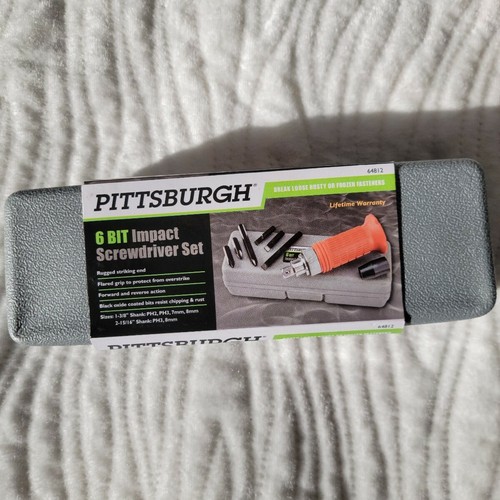 Pittsburgh 6 Bit Impact Screwdriver Set 