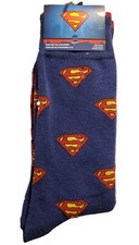 SUPERMAN Socks - Size 6-12 - DC Universe 1 pair