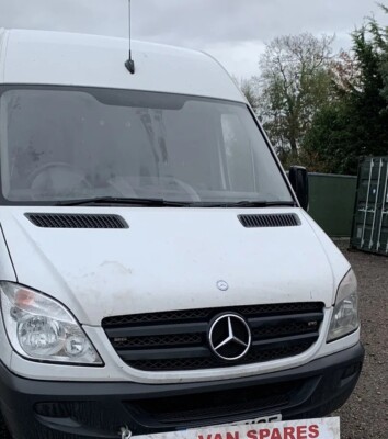 Mercedes Sprinter Front End Parts in White Spare Wheel