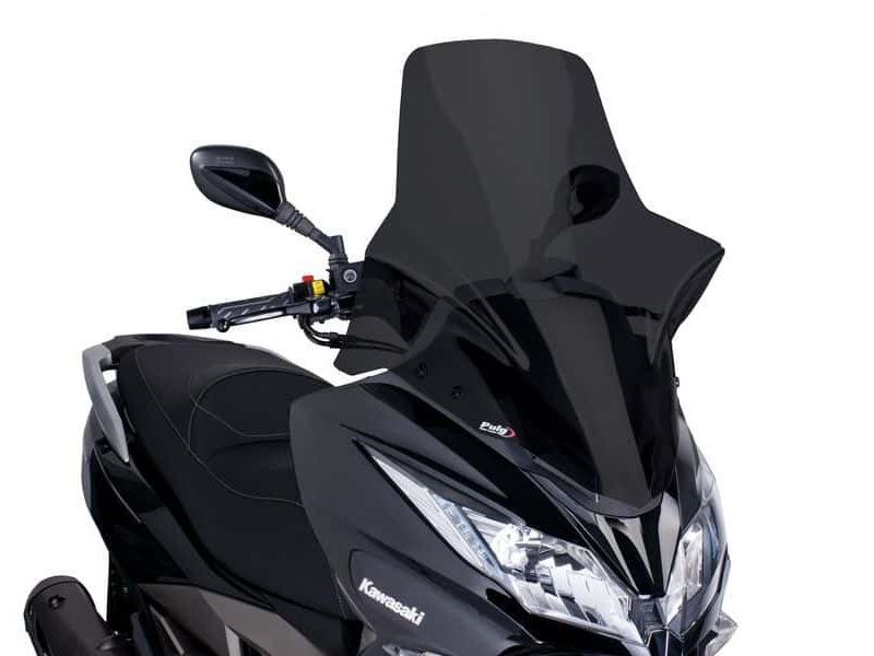 Puig Dark Smoke V-Tech Line Touring Screen Kawasaki J125 2016-2021