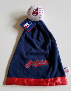 Cleveland Indians Home Plate Plush Raschel Blanket