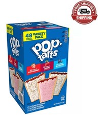 Pop-Tarts Variety Pack, Strawberry, Cherry, and Blueberry 48 ct. Free Shipping