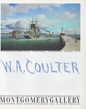 W. A. COULTER Art Gallery Exhibit ~ VINTAGE PRINT AD ~ 1987