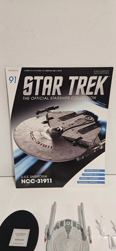 Eaglemoss Star Trek Ship - #91 U.S.S. Saratoga NCC-31911 (w/ Magazine) - Picture 2 of 9